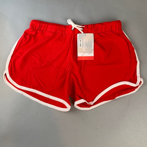 NEW Yoga Running Workout Shorts Tankoo Athletic Elastic Waist - Picture 3 of 12